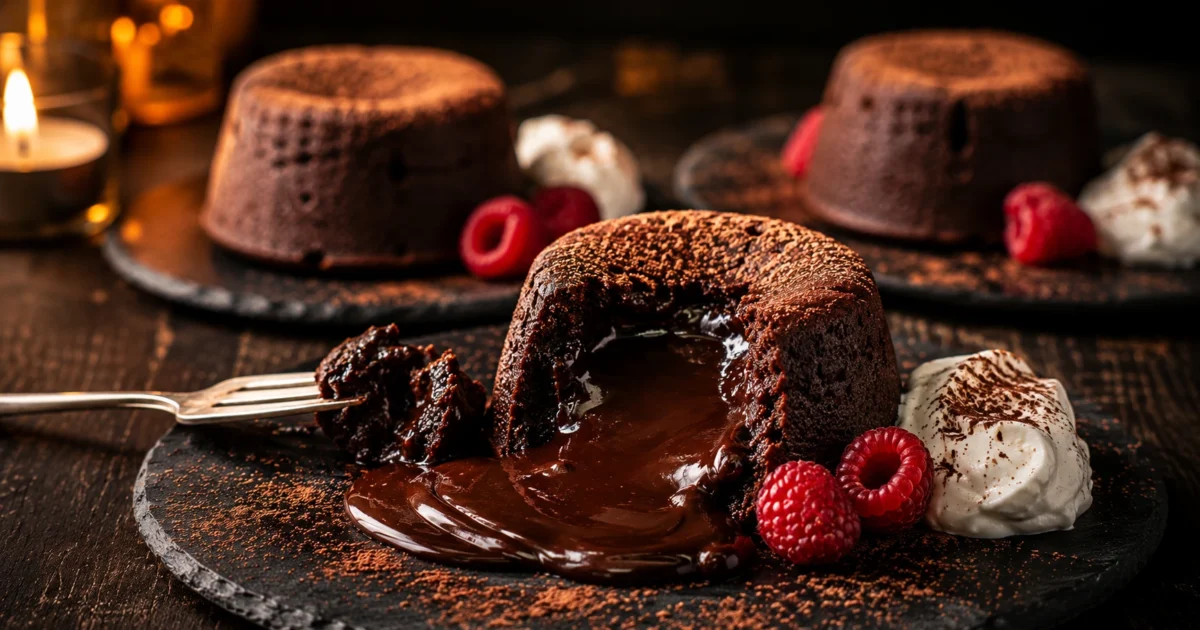High Protein Chocolate Lava Cake 1 High Protein Chocolate Lava Cake