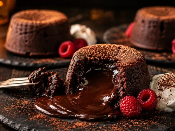 High Protein Chocolate Lava Cake