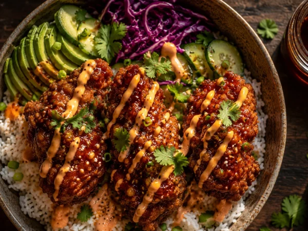 Hot Honey Crispy Chicken Bowl