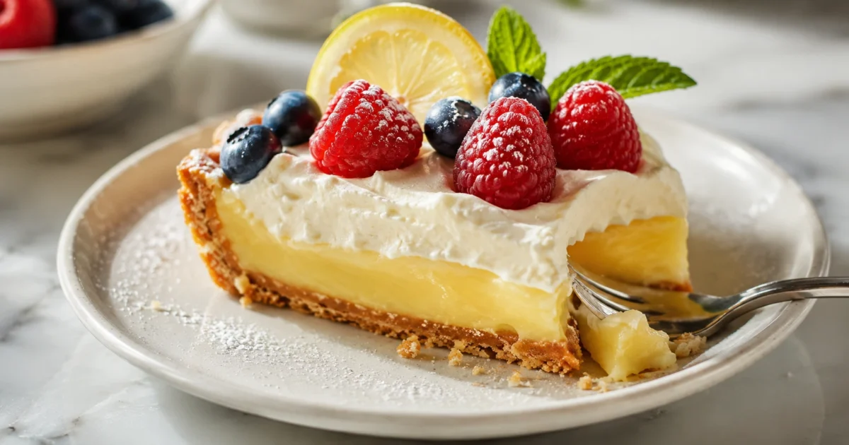 Lemon Cloud Tart